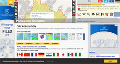 Desktop Screenshot of citypopulation.de