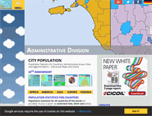 Tablet Screenshot of citypopulation.de